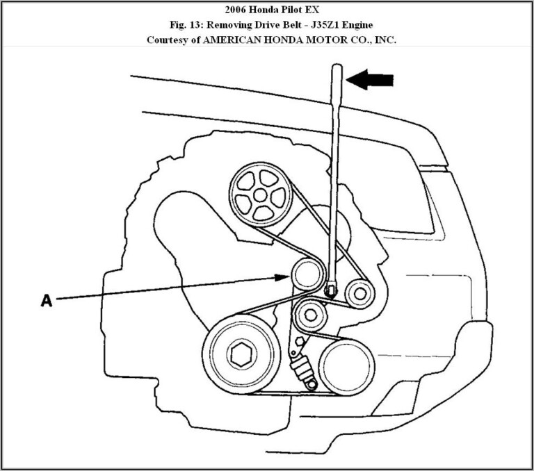 2009 Honda Odyssey Serpentine Belt Diagram Alternator BeltDiagram Net