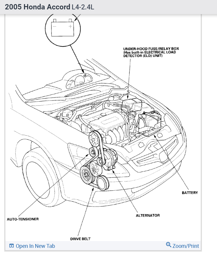 06 Honda Accord 3 0 Belt Diagram