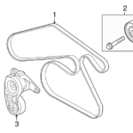 17521 78J00 Serpentine Belt 2007 2009 Suzuki XL 7 World OEM Parts