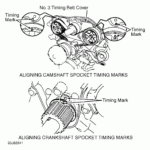 1989 Toyota 4Runner Serpentine Belt Routing And Timing Belt Diagrams