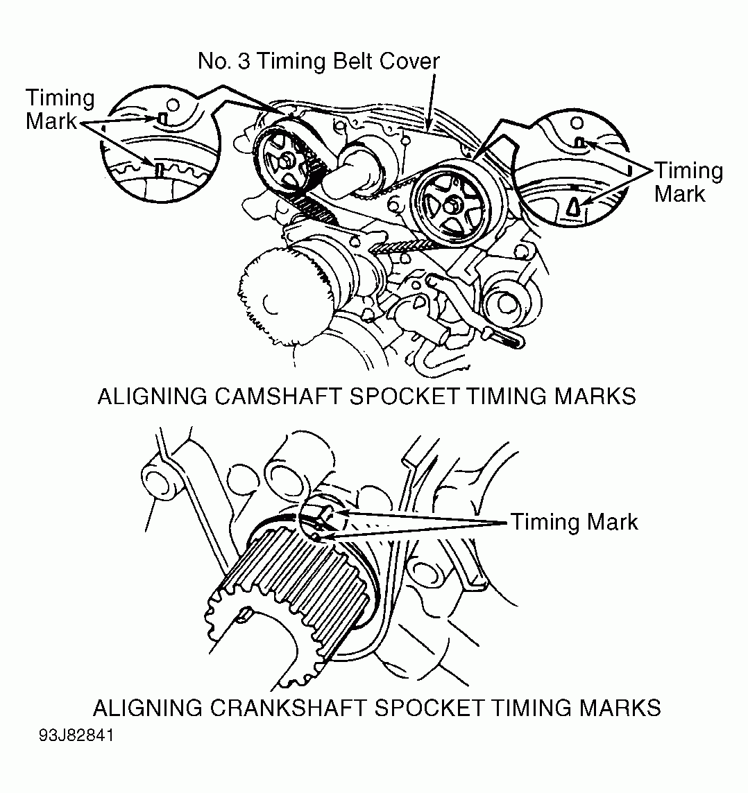 1989 Toyota 4Runner Serpentine Belt Routing And Timing Belt Diagrams