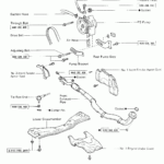 1991 Toyota Land Cruiser Serpentine Belt Routing And Timing Belt Diagrams