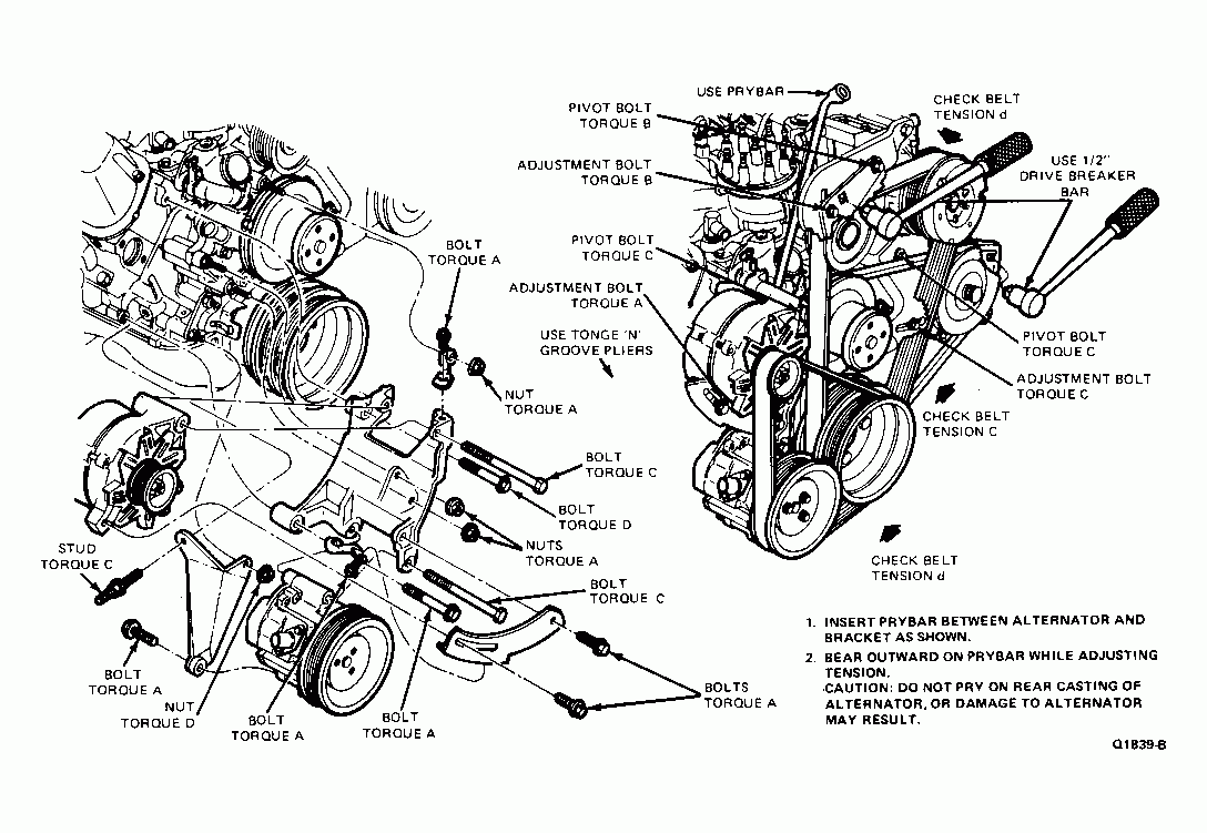 1998 Lincoln Continental Serpentine Belt Diagram