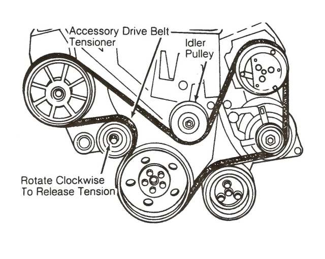 2002 Nissan Altima Belt Routing