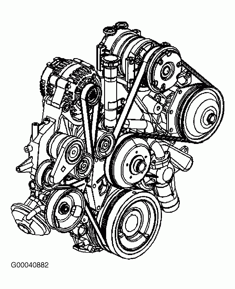 2003 Chevrolet Silverado Serpentine Belt Routing And Timing Belt Diagrams