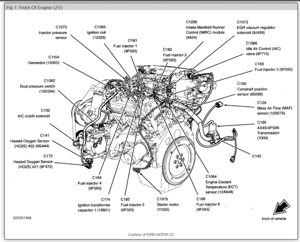 2003 Escape V6 Engine Diagram