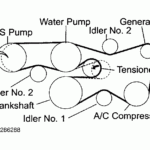 2004 Toyota 4Runner Serpentine Belt Routing And Timing Belt Diagrams