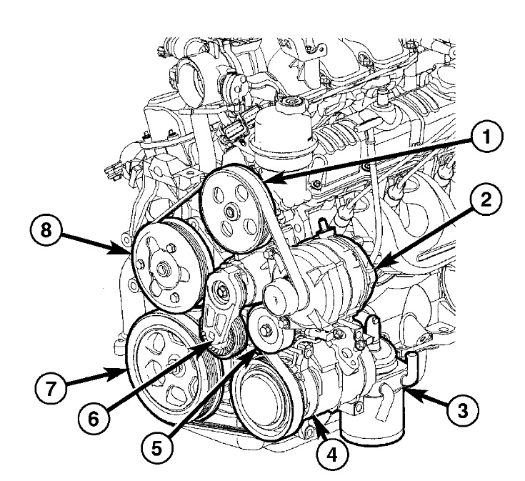 2005 Dodge Ram 1500 4 7 Serpentine Belt Diagram