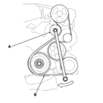 2005 Honda Crv Serpentine Belt Diagram