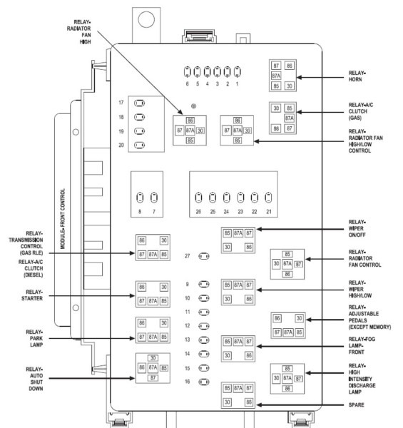 2006 Dodge Charger Parts Diagram