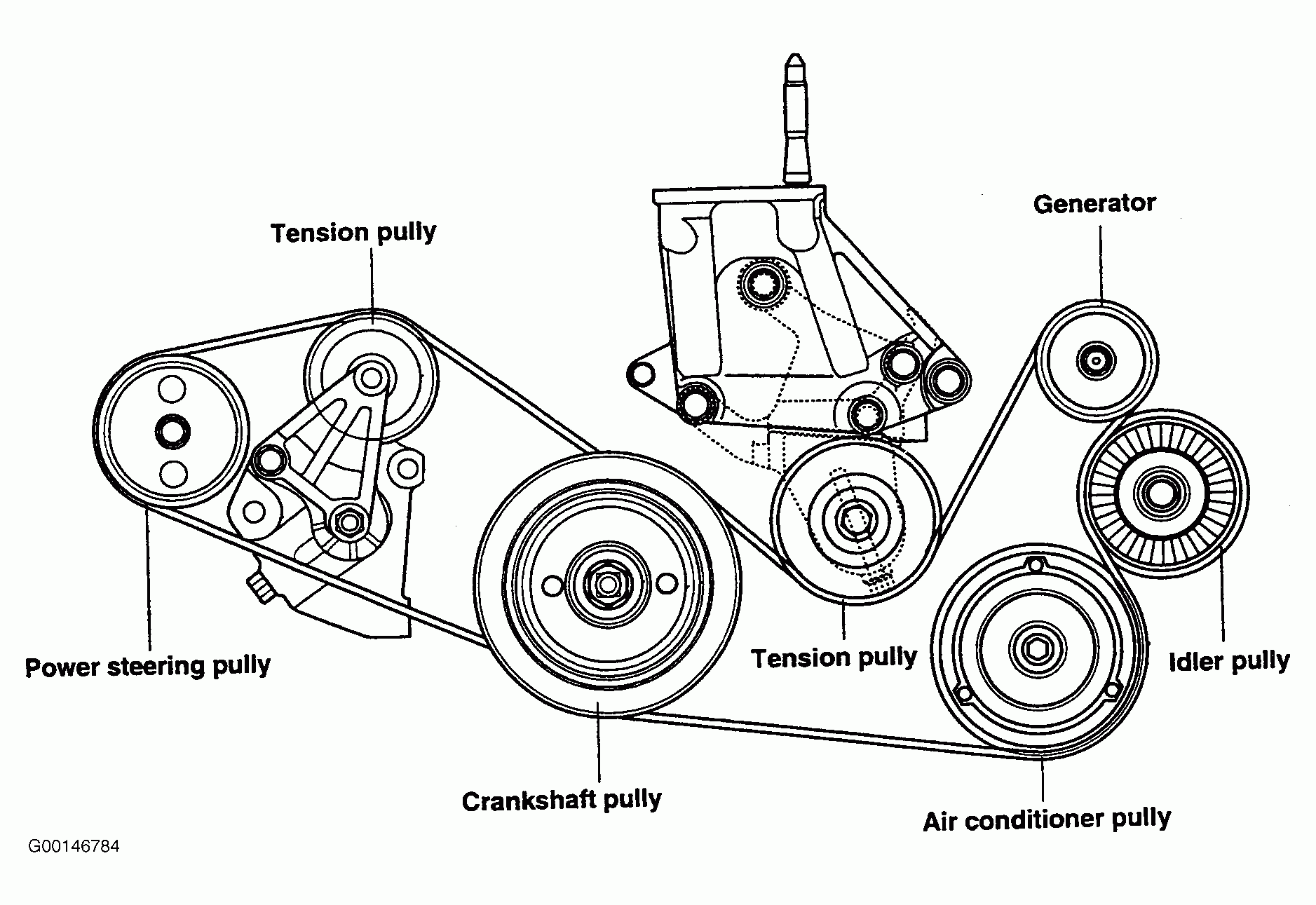 2.7 Hyundai Serpentine Belt Diagram