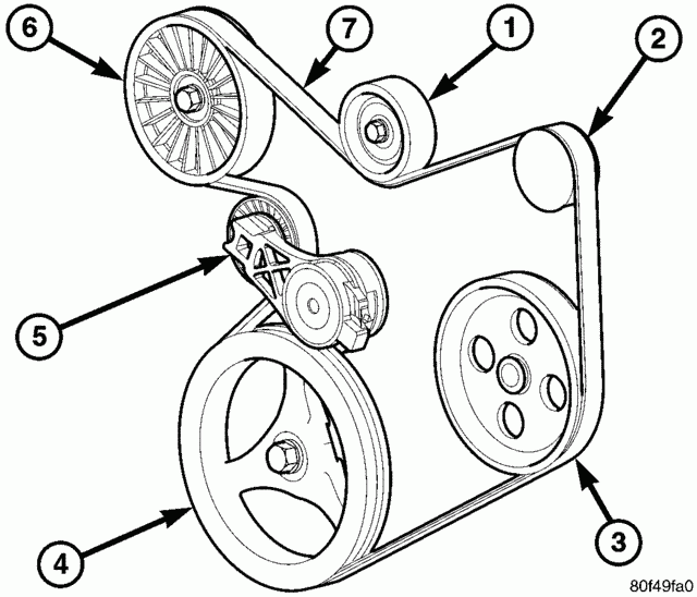 2006 Jeep Commander Serpentine Belt Diagram