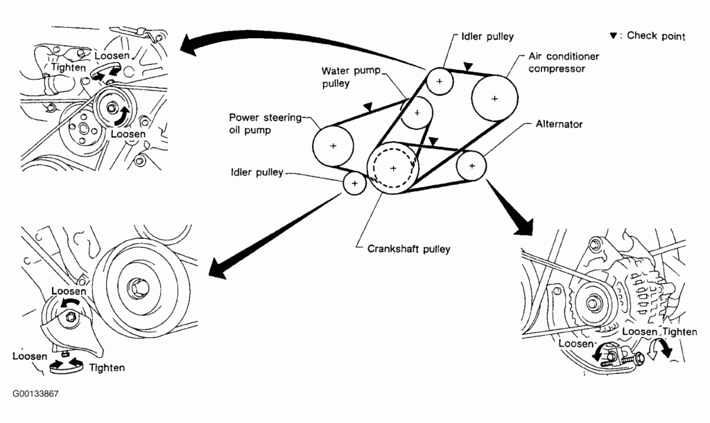 2006 Nissan Armada Serpentine Belt Diagram