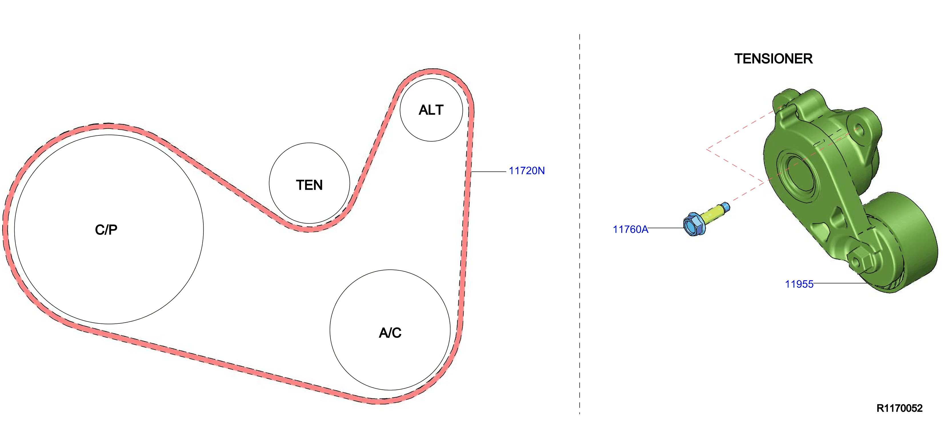 2023 Maxima Serpentine Belt Diagram