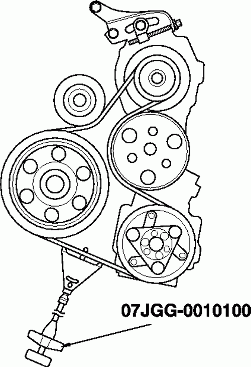 2007 Honda Odyssey Serpentine Belt Diagram