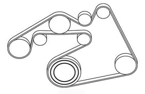 2007 Lexus ES350 V6 3 5L Serpentine Belt Diagram Serpentinebelthq