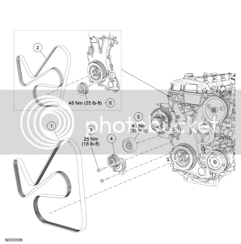 2.5 Ford Fusion Belt Diagram