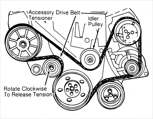 2008 Nissan Altima Belt Diagram