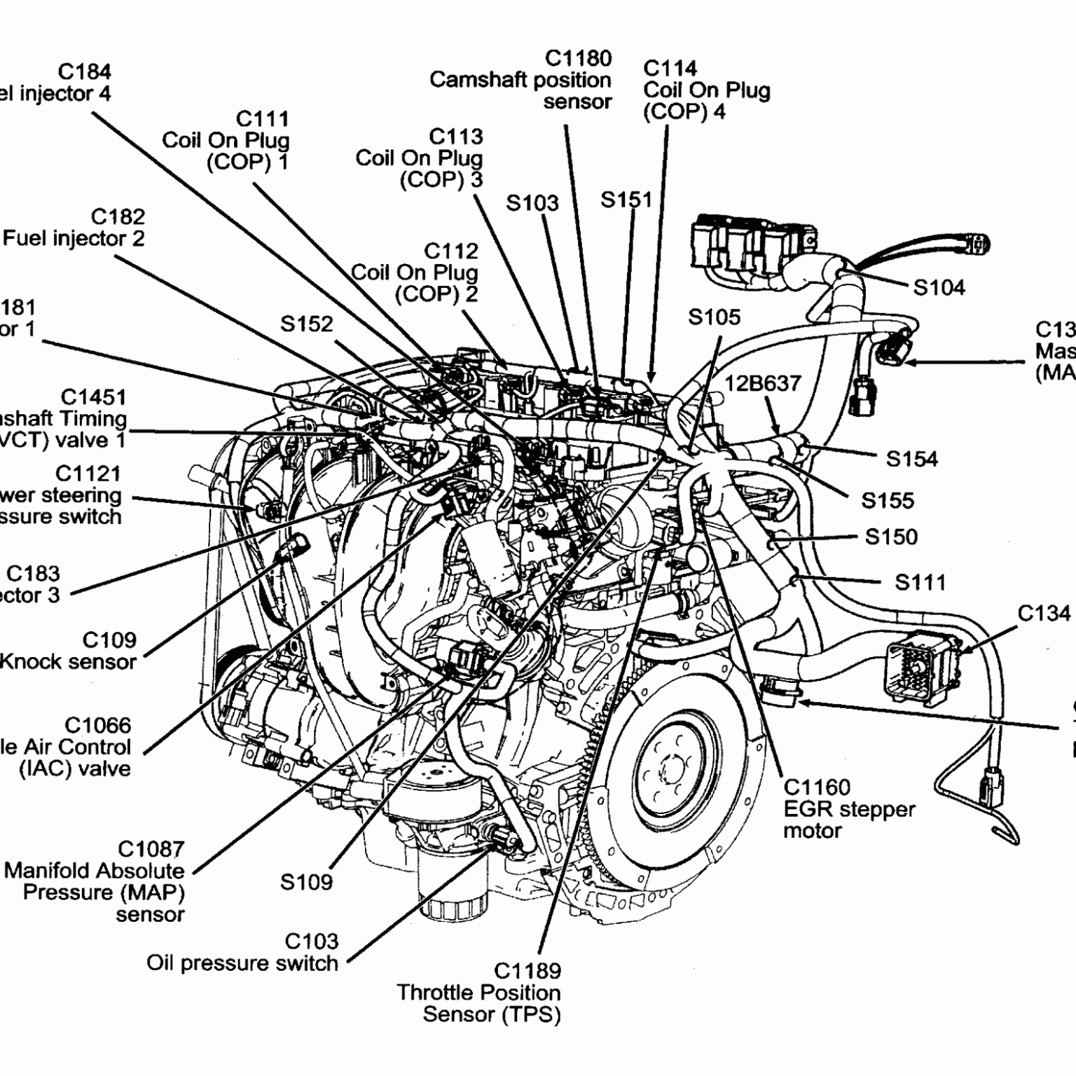 2010 Ford Escape 3 0 Firing Order Wiring And Printable