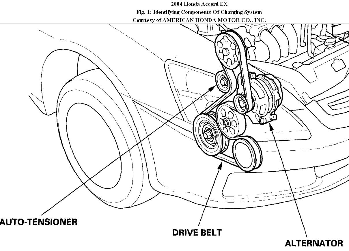 2010 Honda Accord 24 Serpentine Belt Diagram Belt Poster