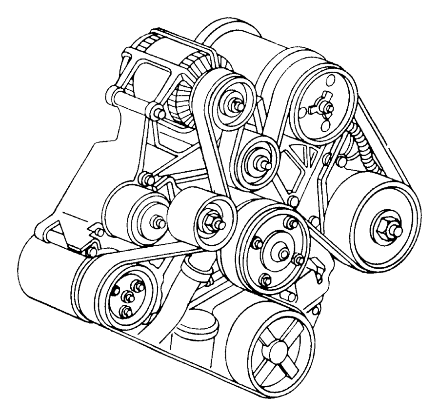 2012 Dodge Ram Serpentine Belt Diagram