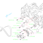 2019 Subaru Crosstrek Limited Engine Crankshaft Pulley Bolt Engine