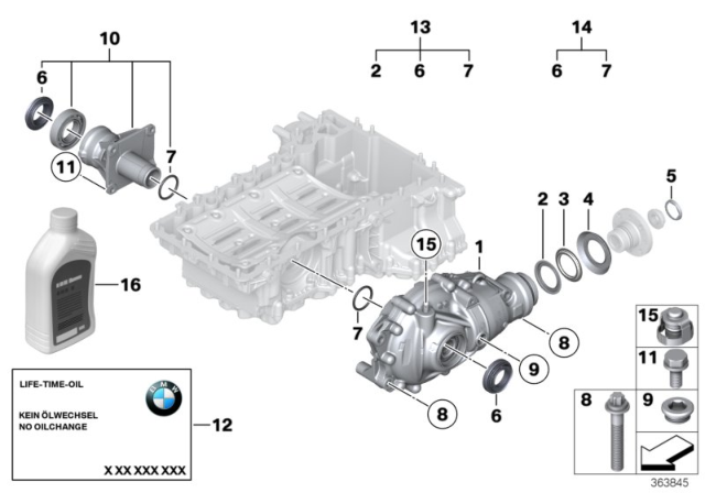 31507572052 Genuine BMW Front Differential BMW Parts Deal