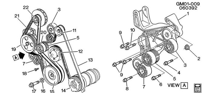 3800 Supercharger Belt Diagram