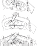 50 Inch Cub Cadet Lt1050 Deck Belt Diagram Belt Poster