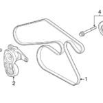 55567786 V Ribbed Serpentine Belt 2010 2011 Cadillac SRX North Park