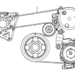 Alternator Belt 2018 Honda Accord 4 Door LX KA CVT