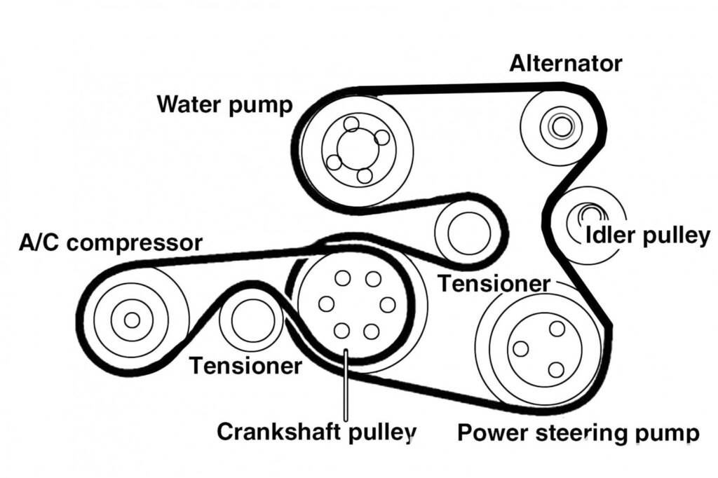 Alternator Belt Diagram Image Free Alternator Bmw Bmw N47