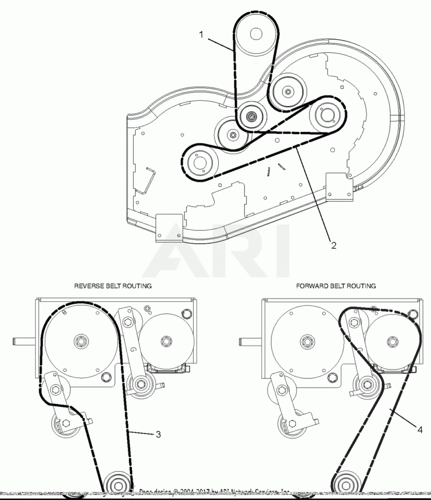 Ariens Drive Belt Diagram