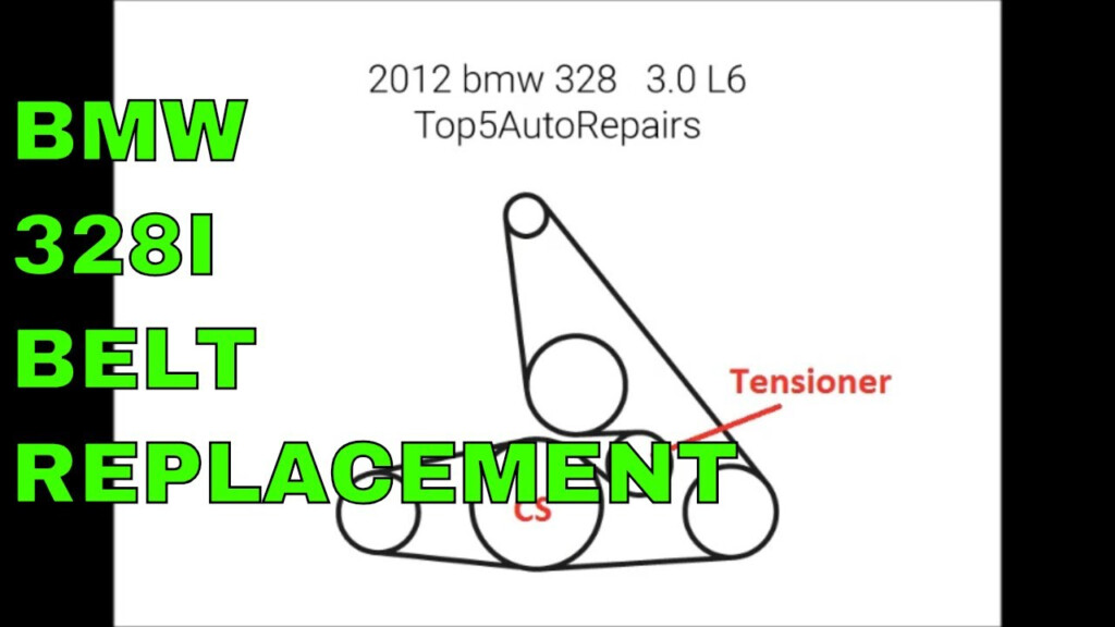 BMW 328i L6 3 0L Serpentine Belt Routing Diagram