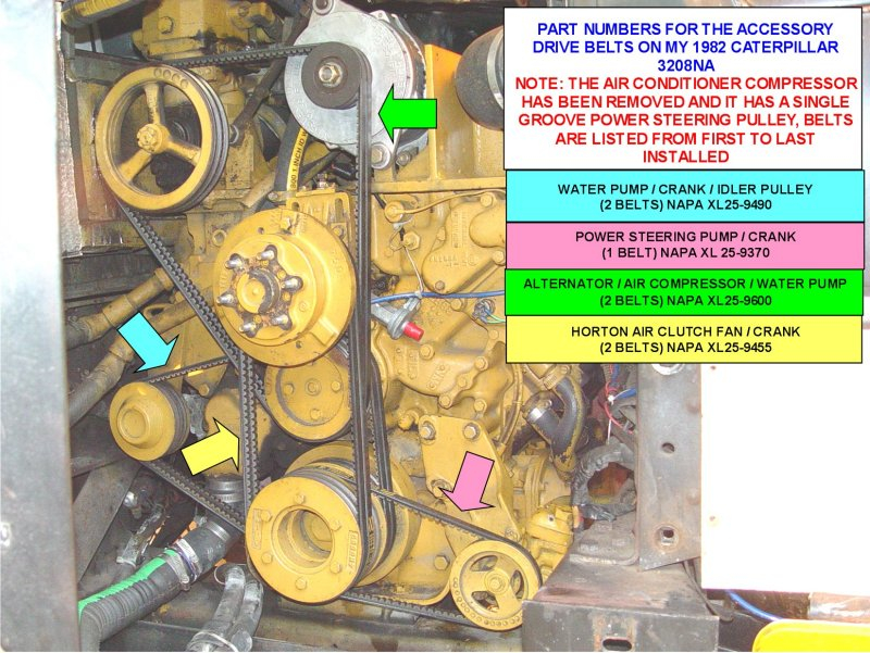 Cat C13 Belt Diagram