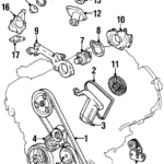 Cadillac Deville Serpentine Belt Routing Crk Alt Comp Ps 12569506