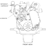 Caterpillar C13 Serpentine Belt Diagram