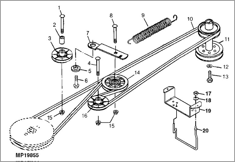 Craftsman 42 Inch Mower Drive Belt Diagram Home And Garden Designs