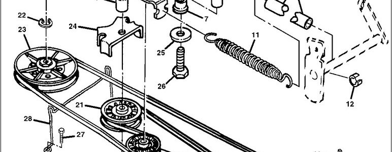 Craftsman Lawn Mower Belt Routing Home And Garden Designs