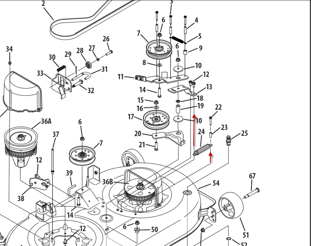 Cub Cadet Ltx 1040 Transmission Drive Belt Diagram