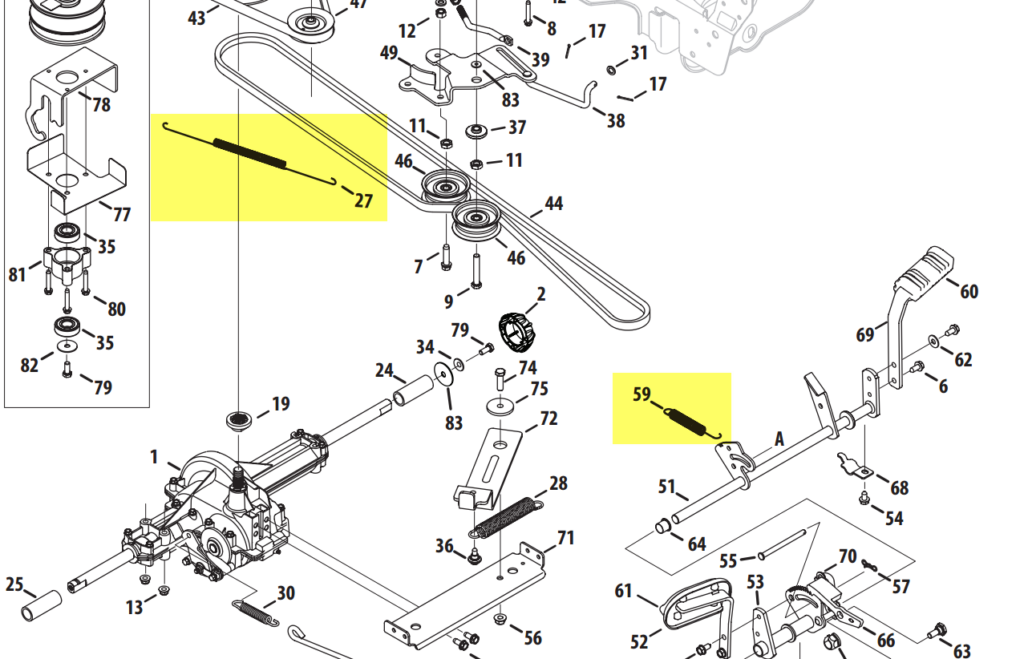 Cub Cadet Ltx 1050 Drive Belt Diagram