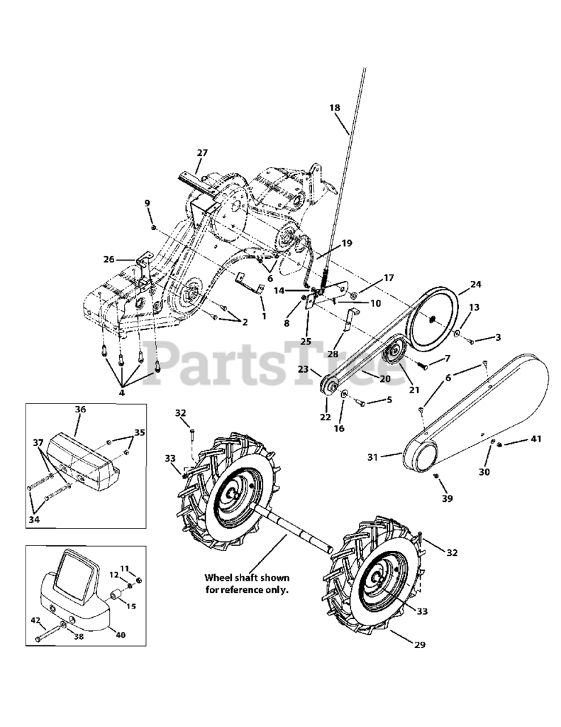 Cub Cadet RT 65 21AB455C709 Cub Cadet Rear Tine Tiller 2012 