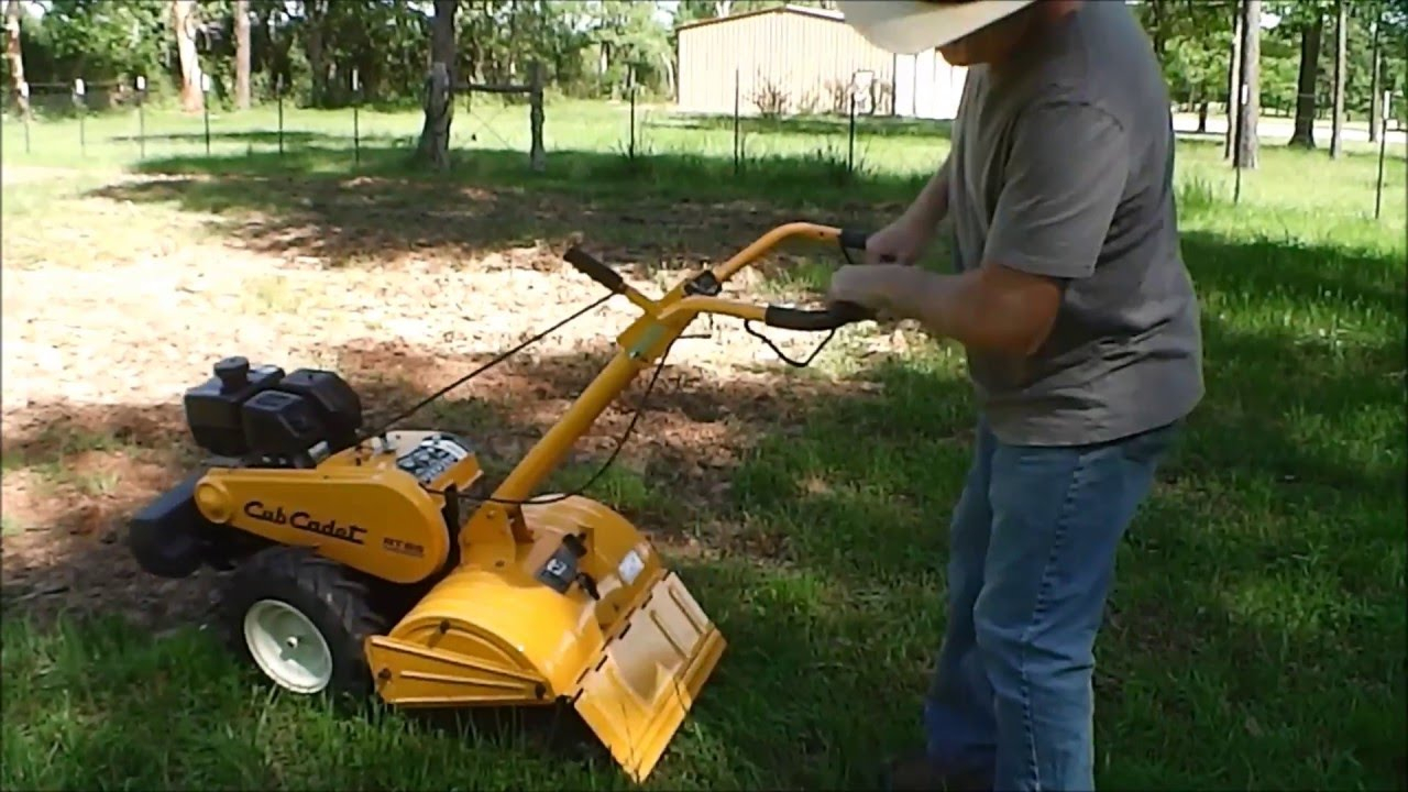 Cub Cadet RT65 Rear Tine Tiller Review YouTube