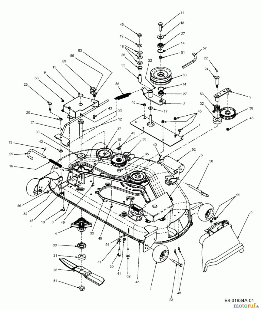 Cub Cadet Z Force 48 Pto Belt Diagram