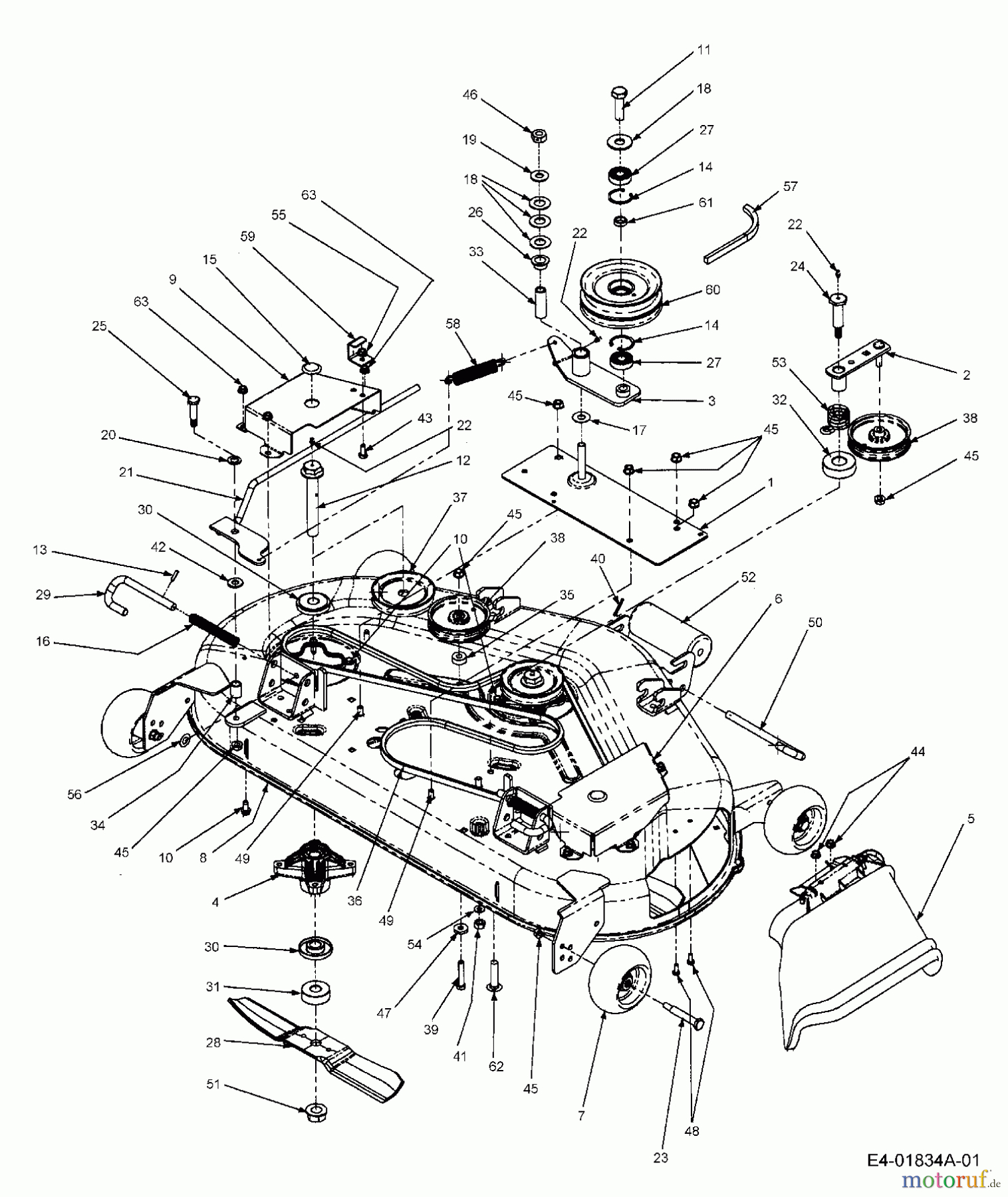 Cub Cadet Z Force 44 Pto Belt Diagram