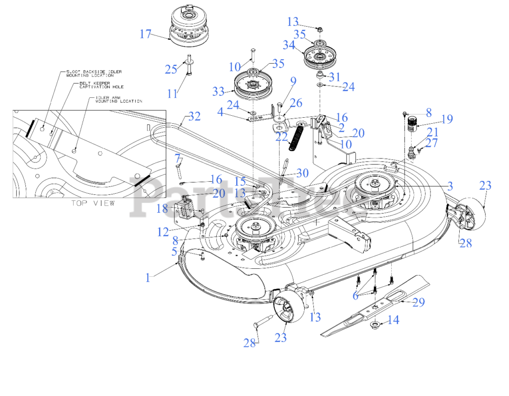 Cub Cadet ZT1 42 KH 17AREACS010 Cub Cadet Ultima 42 Zero Turn 