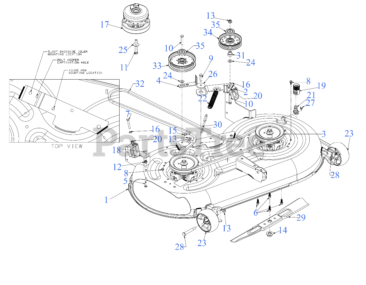 Cub Cadet Ultima Zt1 54 Drive Belt Diagram