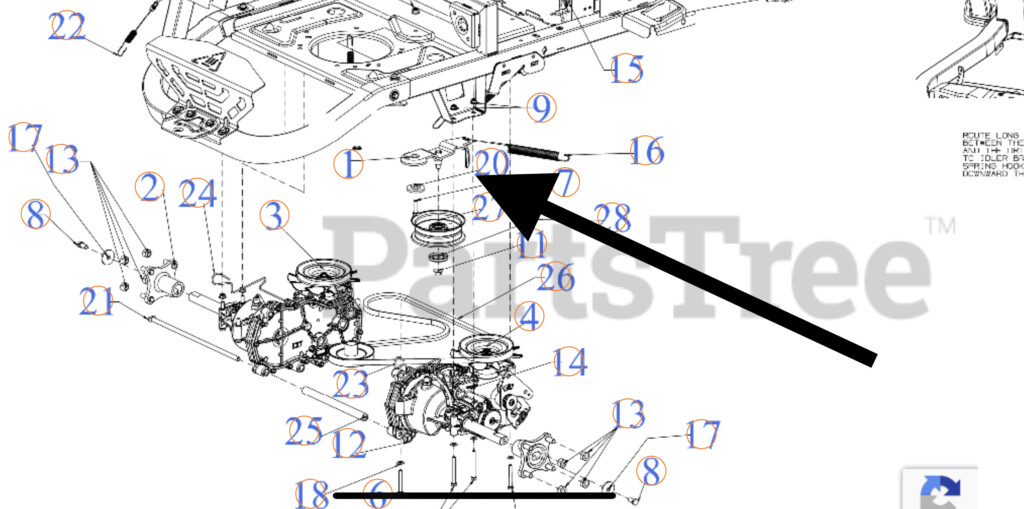 Cub Cadet ZT1 54 DRIVE BELT Keeps Coming Off When Started Cub Cadet