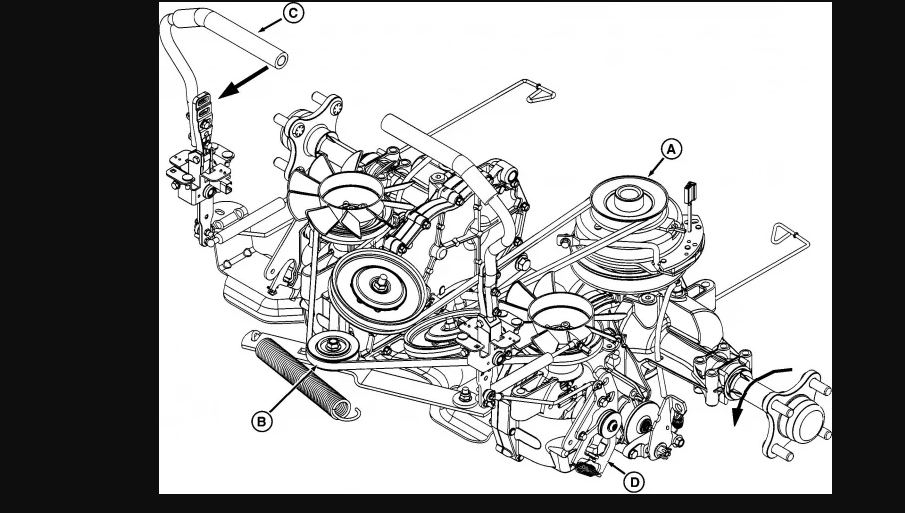 Deere Zero Turn Lan Mower Z335E Repair Manual Traction Drive Belt