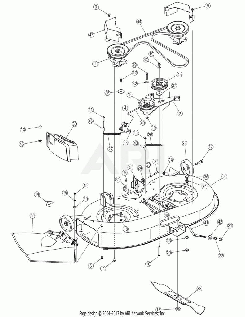 Drive Belt Mtd 46 Inch Deck Belt Diagram Knitied